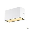 SLV - Applique extérieure SLV SITRA CUBE Up/Down blanc avec LED intégrée - Taille M - 20 cm - vignette