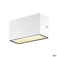 SLV - Applique extérieure SLV SITRA CUBE Up/Down blanc avec LED intégrée - Taille M - 20 cm - vignette