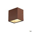 SLV - Applique extérieure SLV SITRA CUBE Up/Down rouille avec LED intégrée - Taille S - 12 cm - vignette