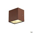 SLV - Applique extérieure SLV SITRA CUBE Up/Down rouille avec LED intégrée - Taille S - 12 cm - vignette