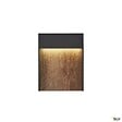 SLV - Applique extérieure FLATT anthracite/imitation bois avec LED intégrée, 14W, 3000K/4000K, IP65 - vignette
