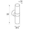 SLV - Applique extérieure SLV ASTINA, GU10/TCR50-SE, 2x 11W max, IP44 - Alu brossé - vignette