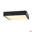 SLV - Applique et plafonnier extérieur SLV AINOS, carré, anthracite, LED, 17W, 3000K/4000K, IP65 - vignette