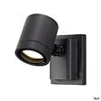 SLV - Applique et plafonnier extérieur SLV MYRA, simple, anthracite, GU10/QPAR51, 50W max, IP55 - vignette