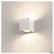 SLV - Applique extérieure SLV SITRA CUB, blanc, GX53/TCR-TSE, 2x 9W max, IP44 - vignette