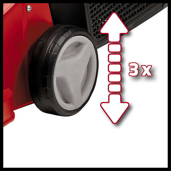EINHELL - Tondeuse à gazon électrique GC-EM 1032 - Largeur de coupe 32 cm - Surface : 300m² - 30L - large