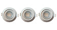 MODE DE VIE - Spot à encastrer avec LED intégrée - Lot de 3 - Gris argent - 5W - vignette