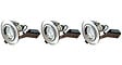 MODE DE VIE - Spot à encastrer avec LED intégrée GU10 - Lot de 3 - Nickel satin - 5W - vignette