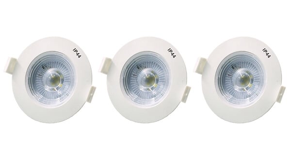 MODE DE VIE - Spot à encastrer - Lot de 3 - Blanc - 5W - large