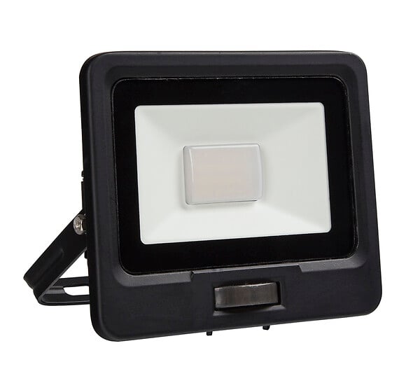 MODE DE VIE - Projecteur LED avec détecteur de mouvement - Aluminium - Noir - 20W - large