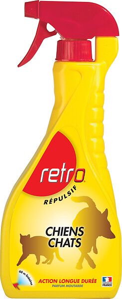 RETRO - Liquide répulsif chiens-chats 600ml - large