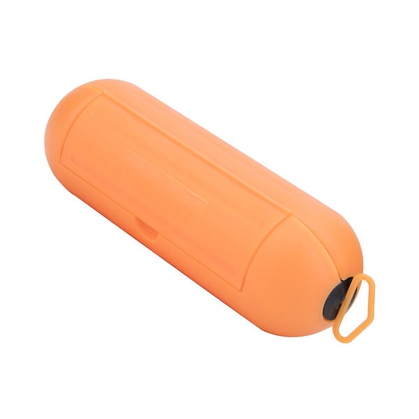 ZENITECH - Boîtier de protection pour rallonge IP54 Orange - large