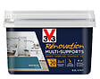 V33 PEINTURE - Peinture rénovation multi-supports Satin Bleu Batik 0.5L - vignette