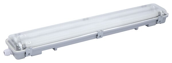GEFOM - Réglette LED étanche 60cm IP65 - 2x9W - 1890lm - large