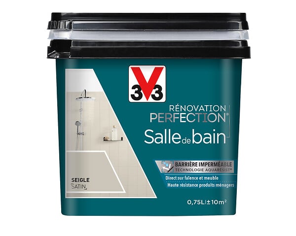 V33 PEINTURE - Peinture Renov SdB Satin Seigle Pot 0.75l - large