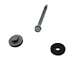 PROFILES - Kit de 50 fixations pour profil vissable 16mm gris - vignette