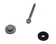 PROFILES - Kit de 50 fixations aluminium pour profil vissable 16mm - vignette