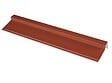 QUICKTILE - Rive pour panneau tuile laqué mat brun rouge 92cm - vignette