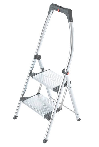 HAILO - Marchepied pliant 2 marches Livingstep Plus - Aluminium - large