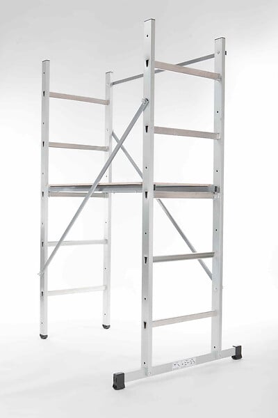 HAILO - Echafaudage d'escalier alu - Hobby 3 - hauteur 3 m - large