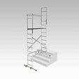 HAILO - Echafaudage roulant d'escalier intérieur et extérieur - HobbyStep H5 - vignette