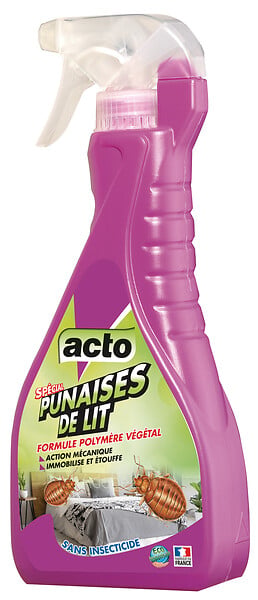 ACTO - Pulvérisateur spécial punaises de lit au polymère végétal 600ml - large