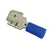 TIBELEC - 10 cosses 2.5mm2 clips mal-fem 6.3mm bl - vignette