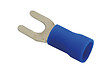 TIBELEC - 10 cosses 2.5mm2 a fourche 4.3mm bl - vignette