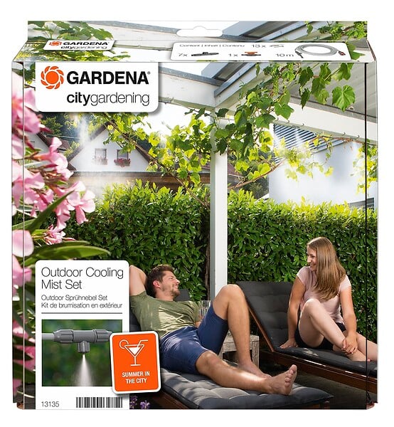 GARDENA - Kit de brumisation pour terrasse et balcon - 10 m - large