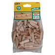 WOLFCRAFT - Tourillons en hêtre Ø10x40 - Lot de 120 pièces - vignette