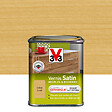 V33 BOIS - Vernis Meubles et Boiseries Satin Chêne clair - Pot 0.25L - vignette