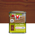 V33 BOIS - Vernis Meubles et Boiseries Satin Teck java - 0,25L - vignette