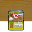 V33 BOIS - Vernis Meubles et Boiseries Satin Chêne moyen Pot 0.25L - vignette