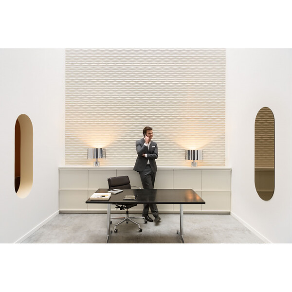 ORAC DECOR - Panneau Mural 3d Ridge W112, L200 X H25 X L1.9 Cm - L200 X H25 X L1.9 Cm - Orac Decor - large