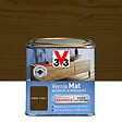 V33 BOIS - Vernis Meubles et Boiseries Chêne foncé Mat 0.5L - vignette