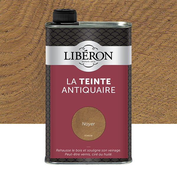 LIBERON - Teinte antiquaire bois durs Noyer Bidon 0.5l - large