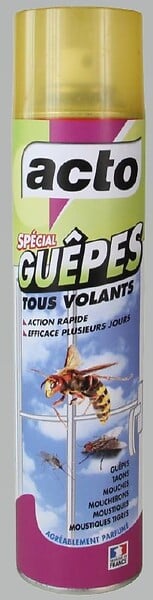 ACTO - Aérosol spécial guêpes tous volants - large