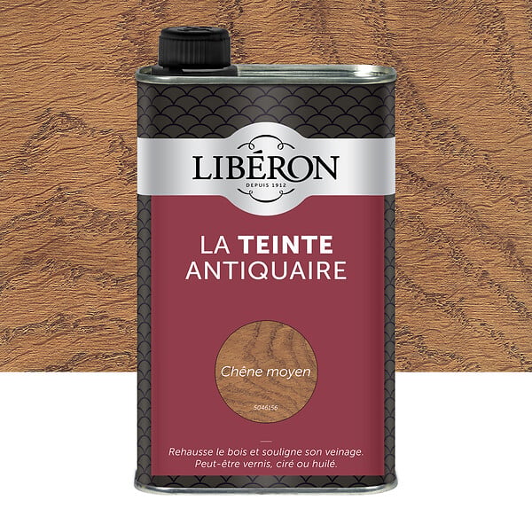 LIBERON - Teinte antiquaire bois durs Chêne moyen - 0.5L - large