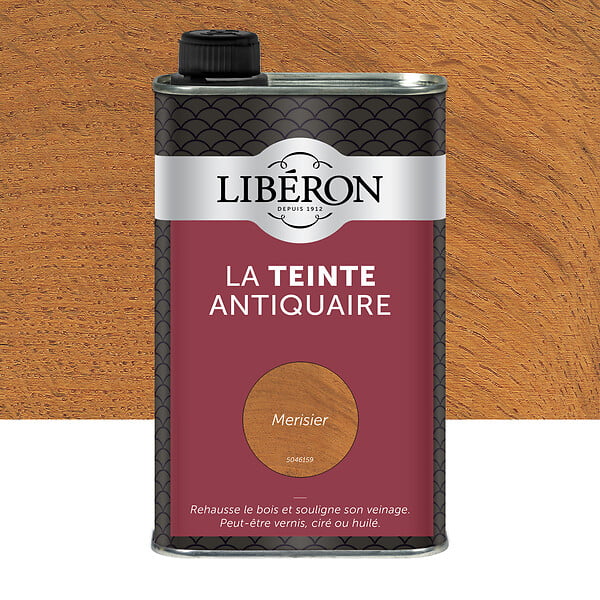 LIBERON - Teinte antiquaire bois durs Merisier Bidon 0.5l - large