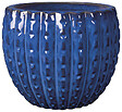 DEROMA - Pot Majorelle assorti en terre cuite émaillée - 20cm - vignette