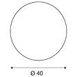 SLV - Borne extérieure blanc SLV ROTOBALL, Ø 40 cm, E27, 24W max, IP44 - vignette