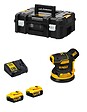 DEWALT - Ponceuse Excentrique DeWALT  DCW210P2 (2 x 5,0 Ah DCB115 TSTAK II) - vignette