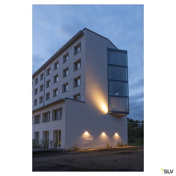 SLV - Plafonnier extérieur SLV , anthracite, LED, 21W, 3000K, IP44 - large