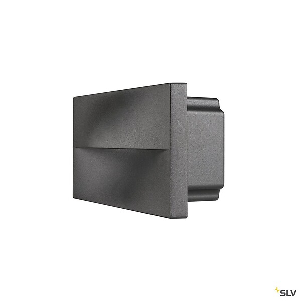SLV - Encastré mural extérieur avec LED intégrée SLV ADI, anthracite, 18W, 3000K, IP55 - large