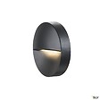 SLV - Applique extérieure SLV DOWNUNDER OUT, rond, anthracite, LED, 4,5W, 3000K/4000K, IP65 - vignette