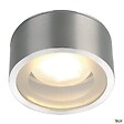SLV - Plafonnier extérieur SLV ROX, alu brossé, GX53/TCR-TSE, 11W max, IP44 - vignette