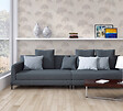 AS CREATION - Papier peint vinyle Ginkgo - Gris clair - L.10,05xl.0,53m - vignette