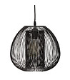 ATMOSPHERA - Luminaire Suspension en Métal filaire Noir D 28 cm - vignette