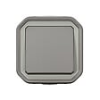LEGRAND - Plexo interrupteur ou va-et-vient  - Gris -  saillie - vignette