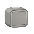 LEGRAND - Plexo interrupteur ou va-et-vient  - Gris -  saillie - vignette